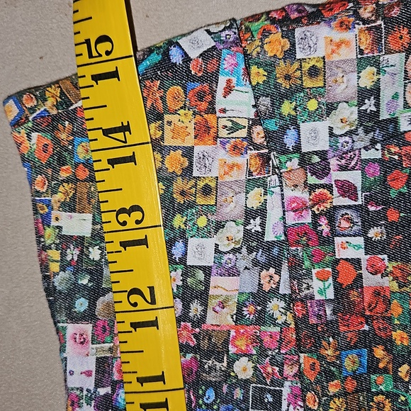 Lisette multi colored mini skirt - Picture 4 of 6